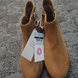Tan Suede Ankle Boots